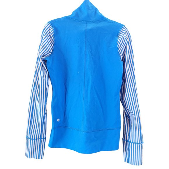 Lululemon Women's Daily Jacket Beaming Blue/Polar Cream - Size 4 - Picture 2 of 6